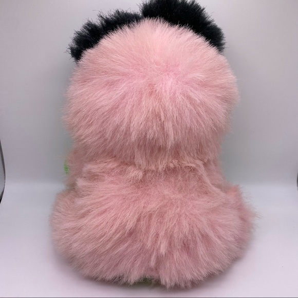 Dan Brechner Plush Toy CO Pink and Green Monster Stuffed Animal With Ears - Picture 6 of 16
